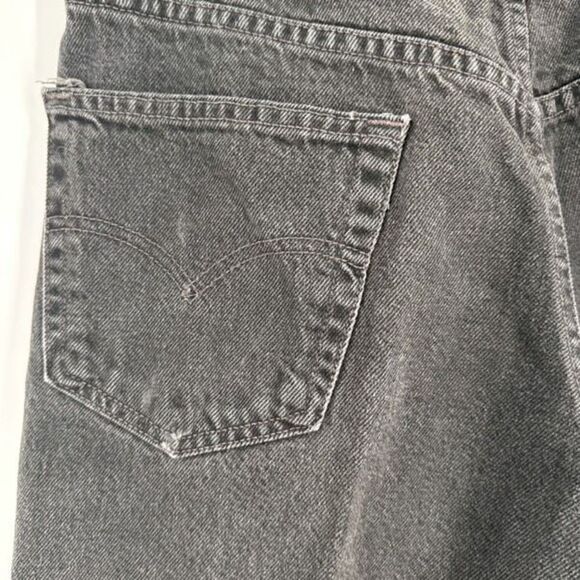 Vintage Y2K Levi’s 550 Charcoal‎ Black Size Women’s size 12 - Picture 10 of 16